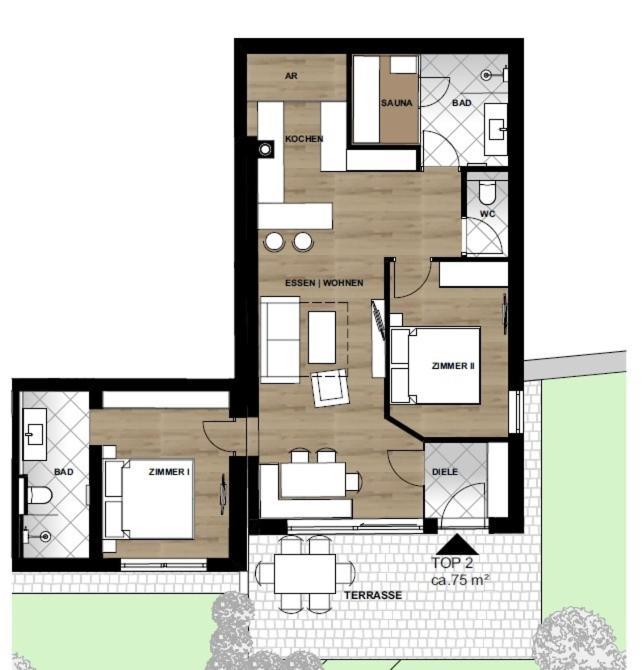 Appartement Alpenrot Sankt Johann im Pongau Eksteriør bilde